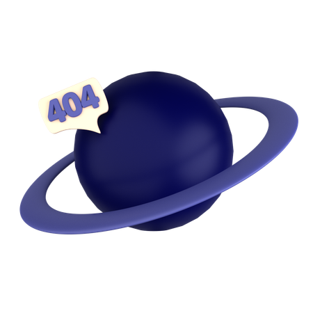 Error 404  3D Icon