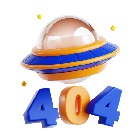 Error 404  3D Icon