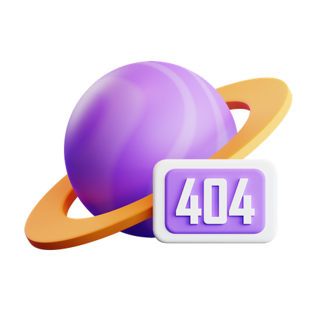 Error 404  3D Illustration