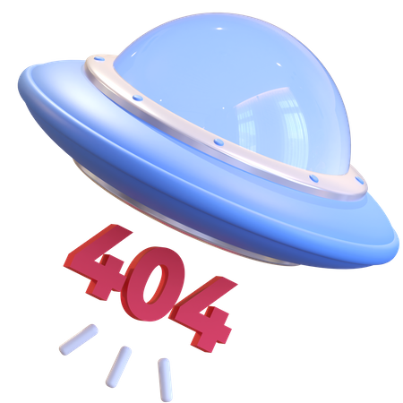 Error 404  3D Illustration