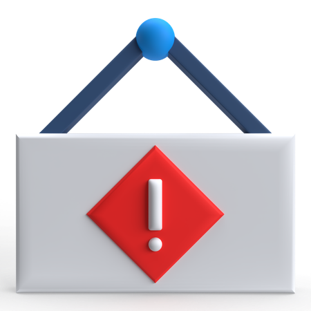 Error Board  3D Icon