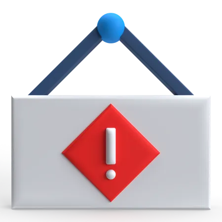 Error Board  3D Icon