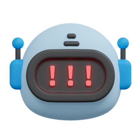 Error bot  3D Icon