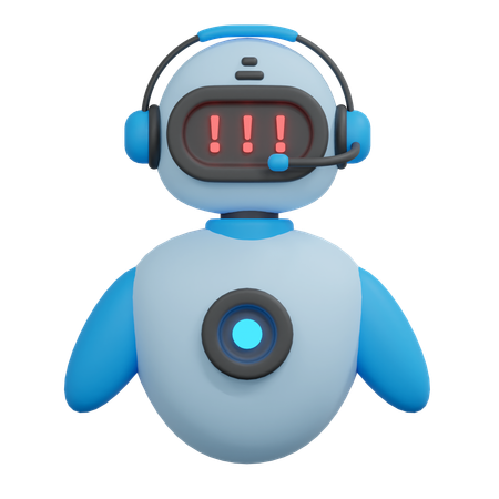 Error bot  3D Icon