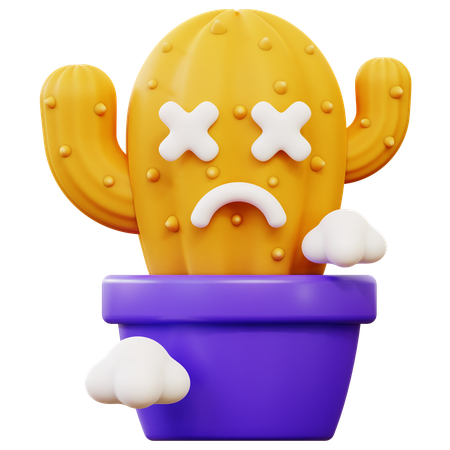 Error de cactus  3D Icon