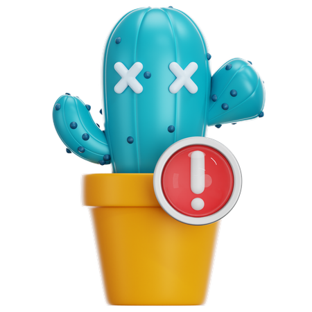 Error de cactus  3D Icon