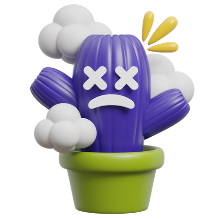 오류 선인장  3D Icon