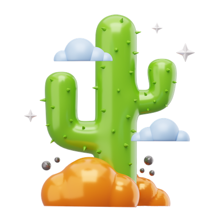 Error Cactus  3D Icon