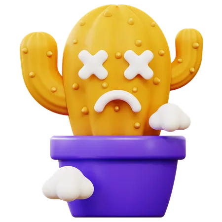 Error Cactus  3D Icon