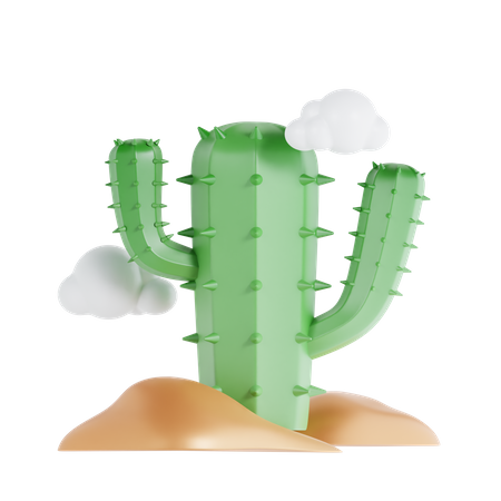 Error Cactus  3D Icon