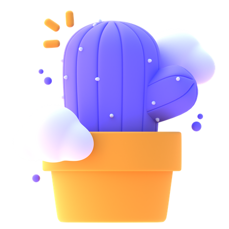 Error Cactus  3D Icon