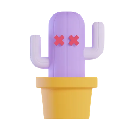 Error Cactus  3D Icon