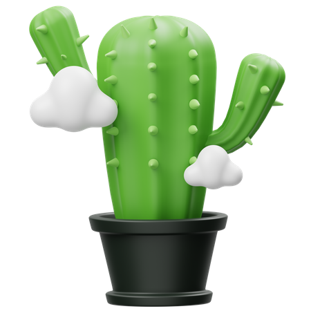 Error Cactus 3D Icon