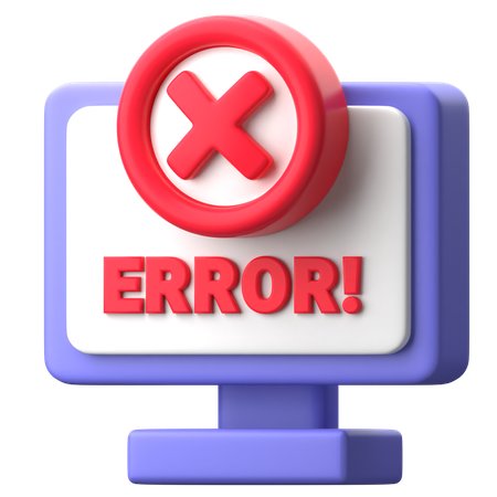 Error Circle  3D Icon