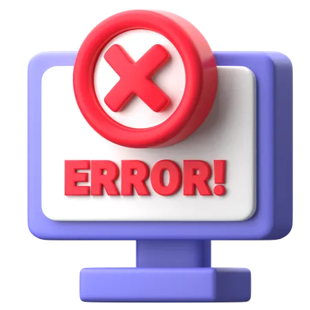 Error Circle  3D Icon