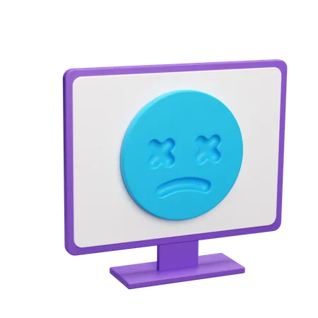 Error de computadora  3D Icon