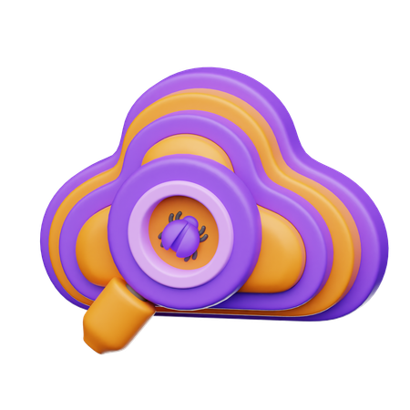 Error de alojamiento en la nube  3D Icon