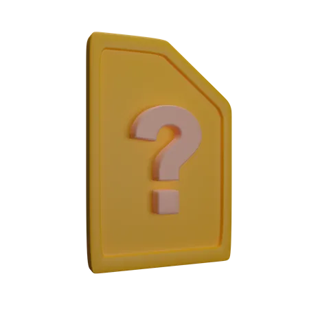 Error de archivo  3D Icon