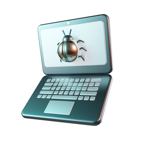 Error de computadora portátil  3D Icon