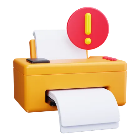 Error de impresora  3D Icon