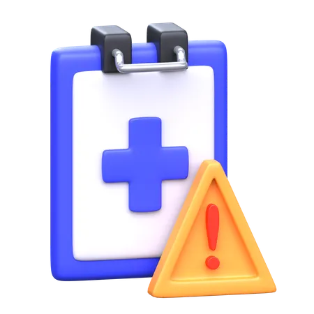 Error de salud  3D Icon