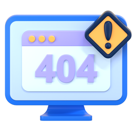 Error en la nube  3D Icon