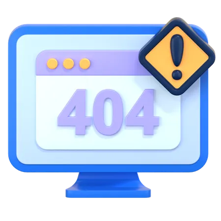 Error en la nube  3D Icon