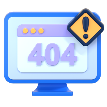 Error en la nube  3D Icon