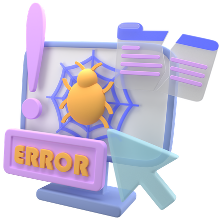 Error de error  3D Icon