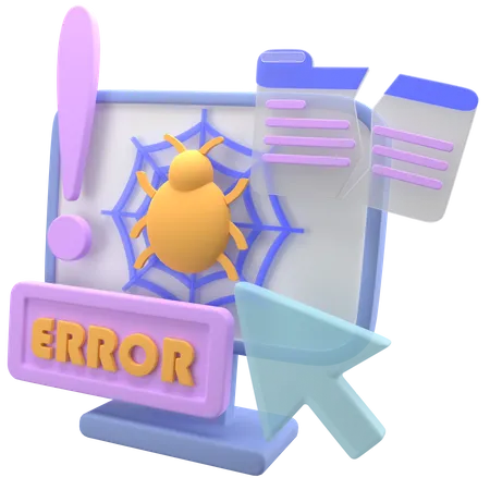 Error de error  3D Icon