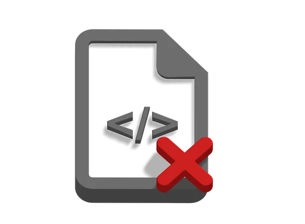 Error html  3D Icon