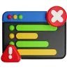 Error Notification Warning