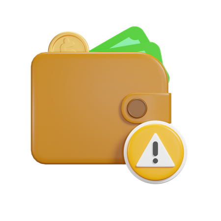 Error de pago  3D Icon