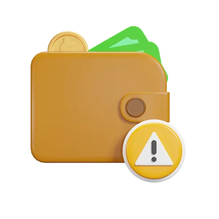 Error de pago  3D Icon