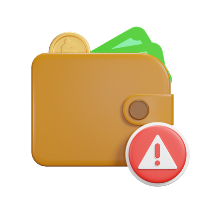 Error Payment  3D Icon