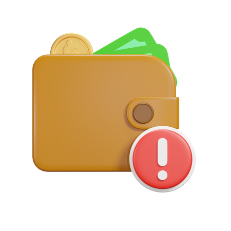 Error Payment  3D Icon