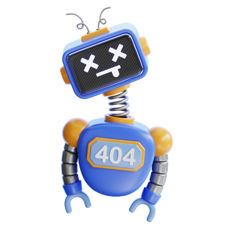 Error del robot  3D Icon