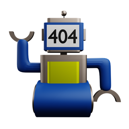 Error del robot  3D Icon