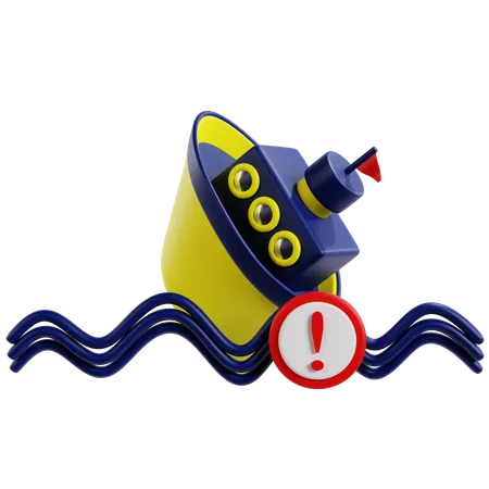 Error: Mal funcionamiento del submarino  3D Icon