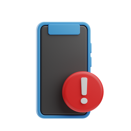 Error telefonico  3D Icon