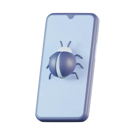 Error del teléfono inteligente  3D Icon