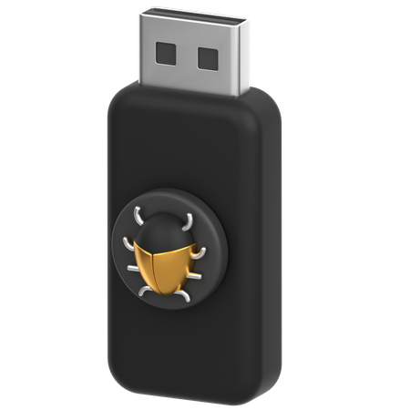 Error usb  3D Icon