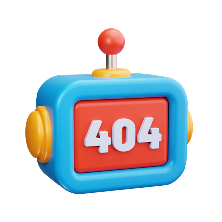 Errore 404  3D Icon