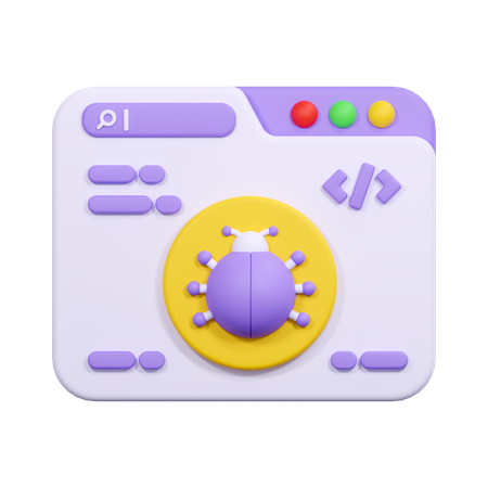 Errores web  3D Icon