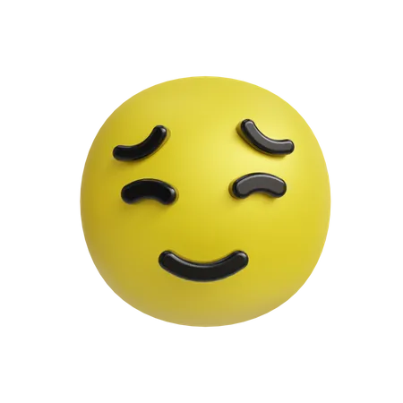 Erröten Emoji  3D Icon