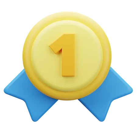 Erste Medaille  3D Icon