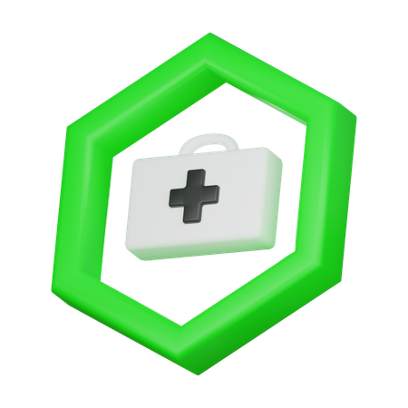 Erste-Hilfe-Kasten  3D Icon