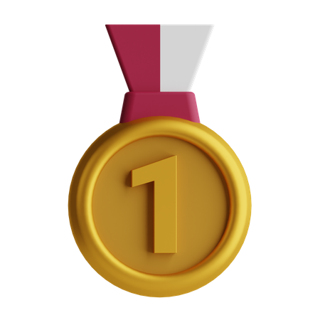 Erste Medaille  3D Icon