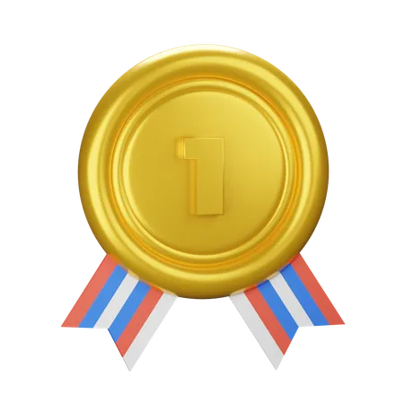 Erste Medaille  3D Icon