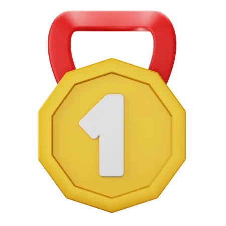 Erste Medaille  3D Icon